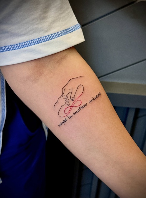 Meaningful minimalist tattoo