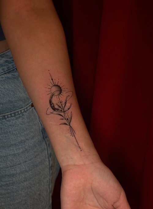 Simple meaningful tattoo design