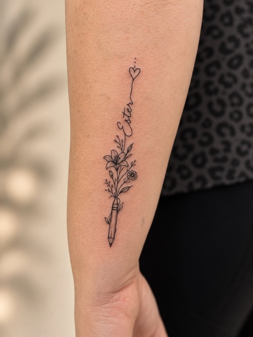 Tiny symbolic tattoo idea