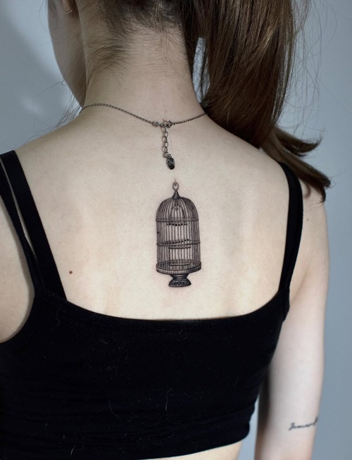 Tiny realistic tattoo