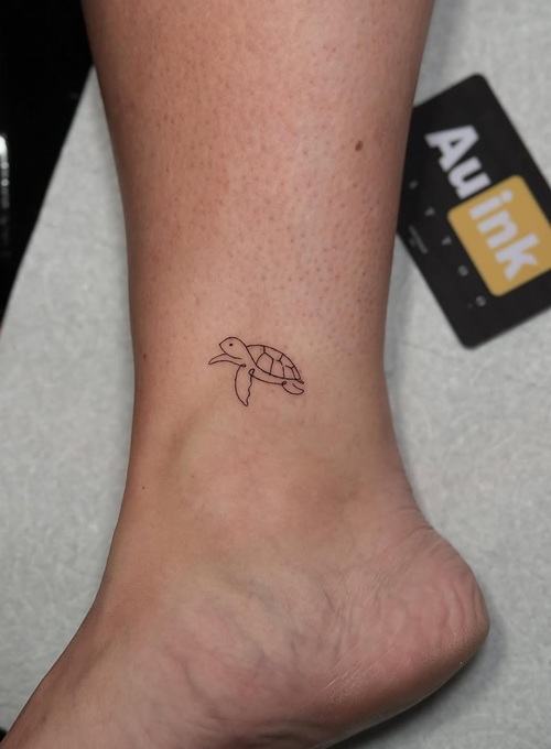 Mini realistic tattoo