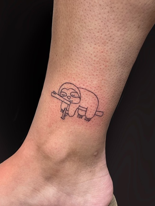 Minimalist animal tattoo
