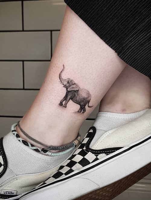 Small wildlife tattoo