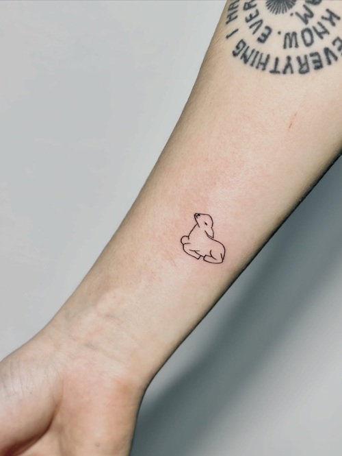 Simple animal tattoo