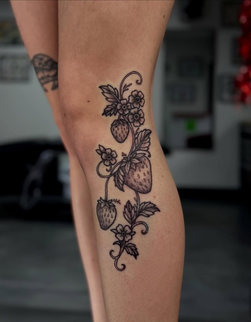 Strawberry vine tattoos Ideas