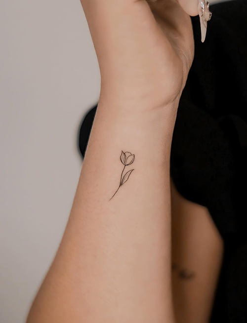 Small nature-inspired tattoo