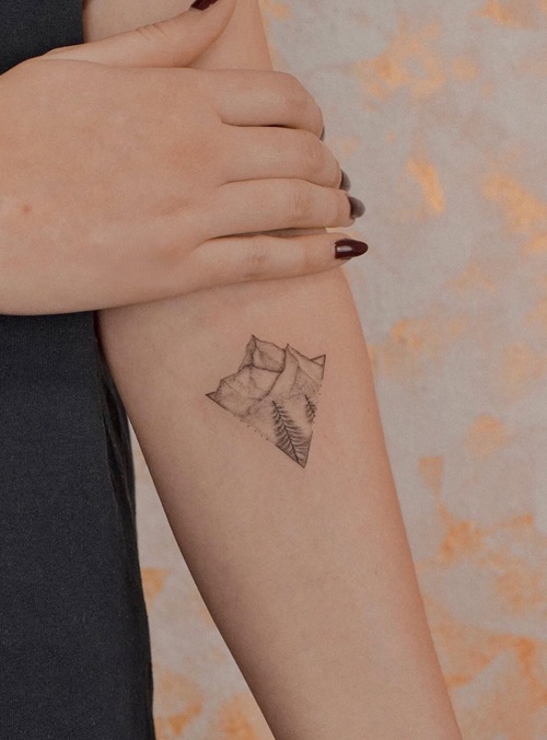 Small nature tattoo