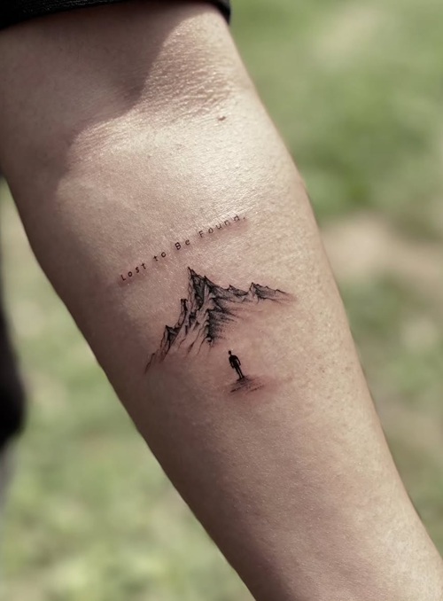 Mini nature tattoo design