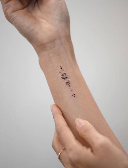 Cute wrist tattoo