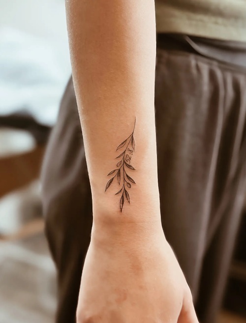 Mini wrist tattoo