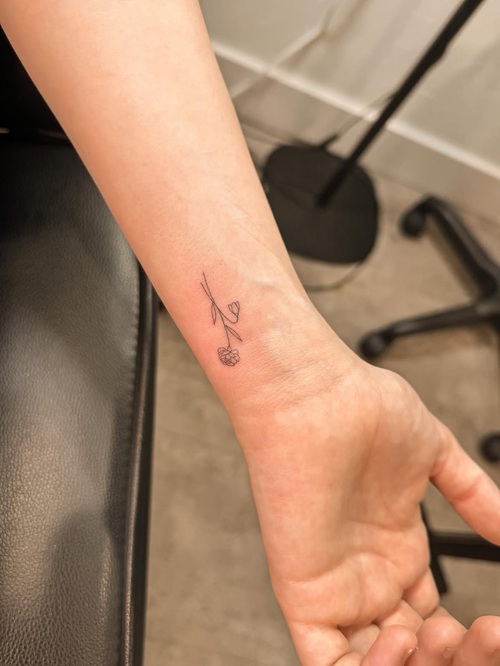 Small wrist tattoo
