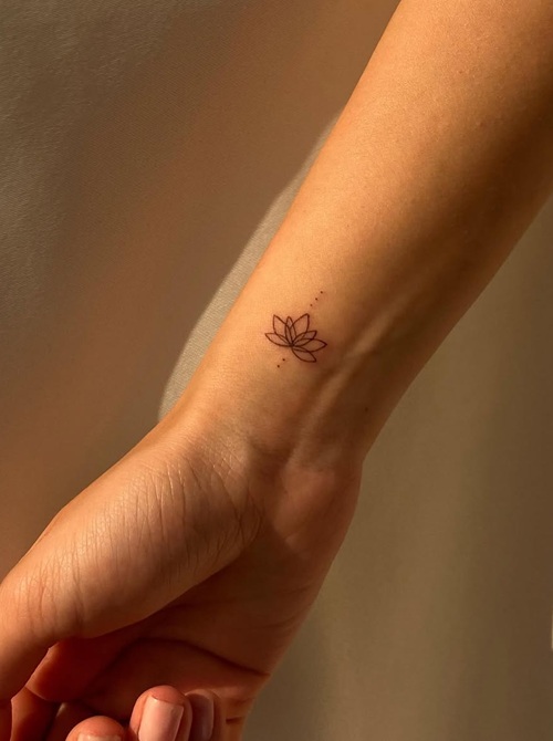 Delicate wrist tattoo idea