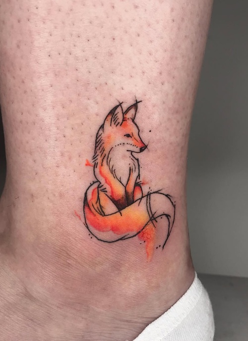 Small Fox Tattoo
