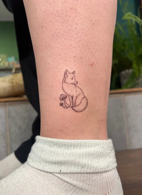 Small Fox Tattoo
