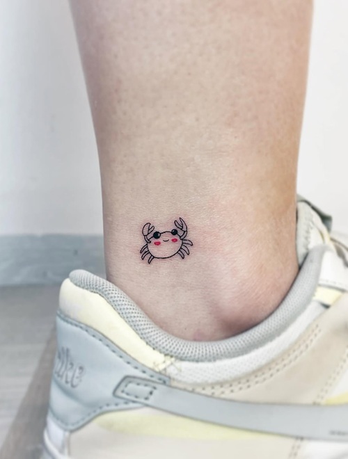 Small sea creature tattoo