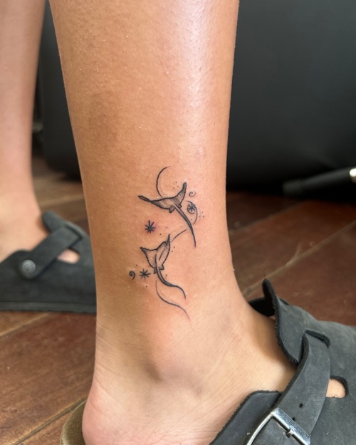 small sea animal tattoo