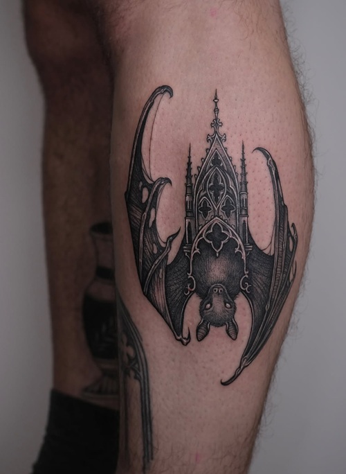 Dark romantic tattoo
