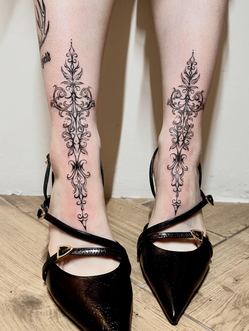 Small gothic tattoo