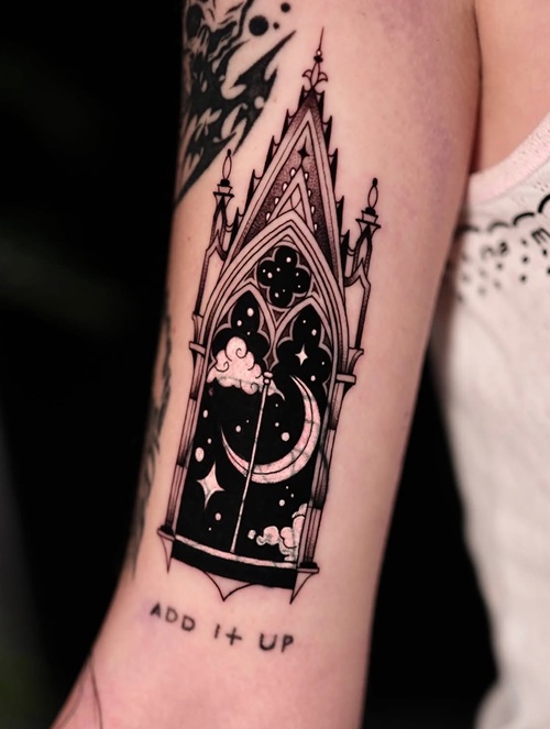 Intricate gothic tattoo