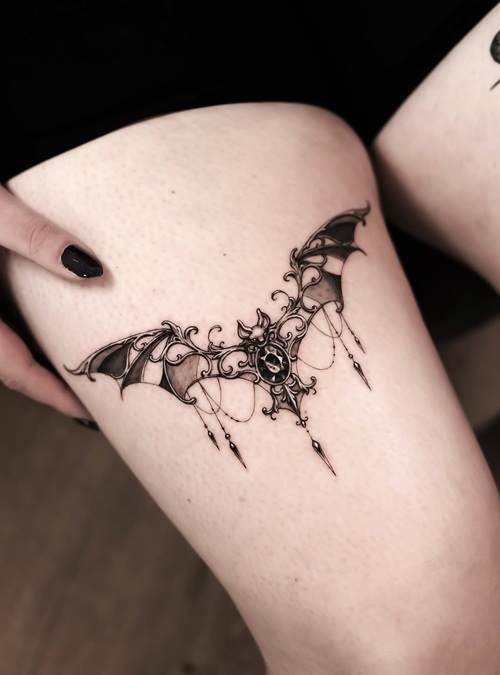 Gothic aesthetic tattoo