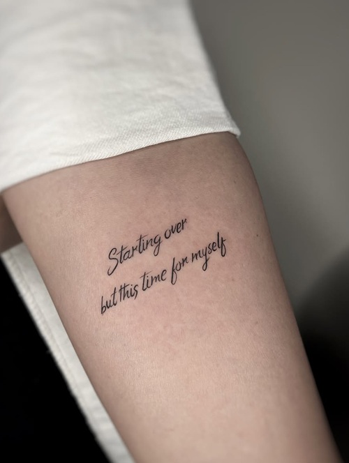 Begin Again Tattoo Ideas