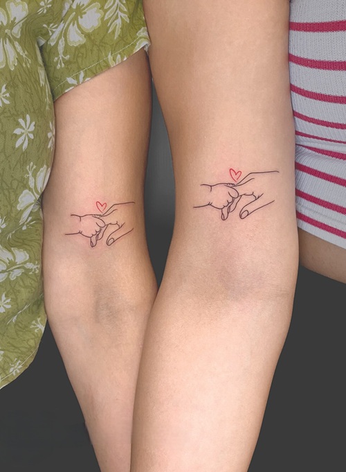 Matching tattoos for sisters