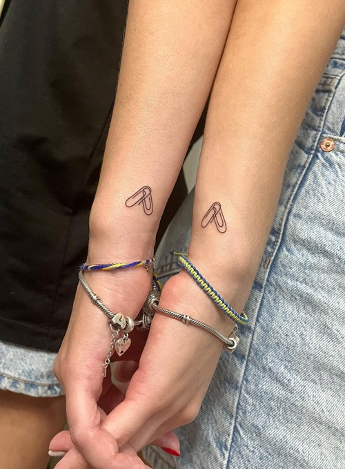 Matching tattoos for sisters