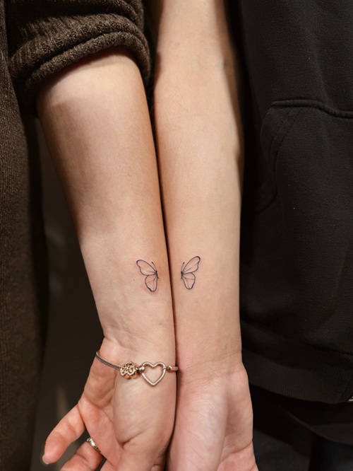 Minimalist Sister Tattoos