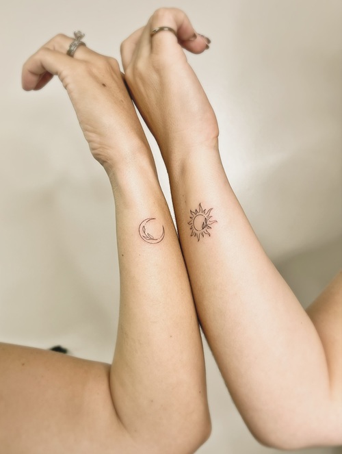 Cute Sister Tattoo Ideas