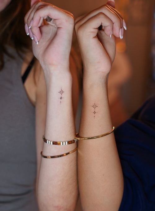 Minimalist Sister Tattoos