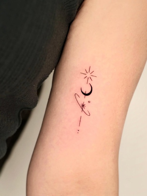 Dreamy Moon Tattoo Designs