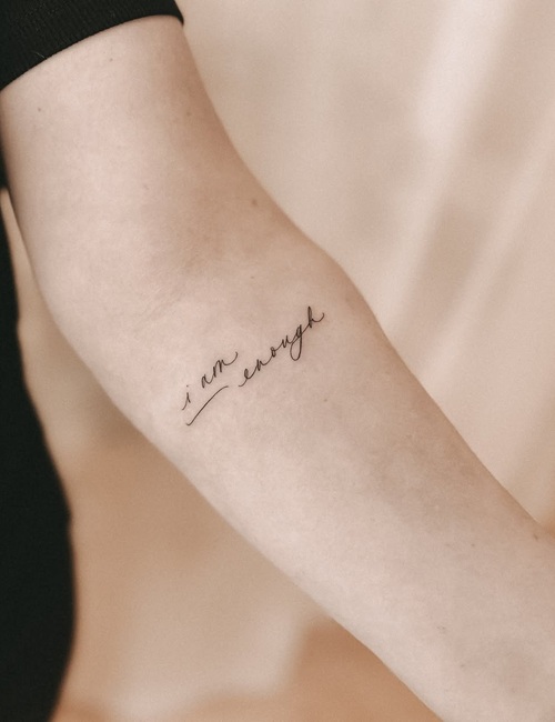 New Year quote tattoo inspiration